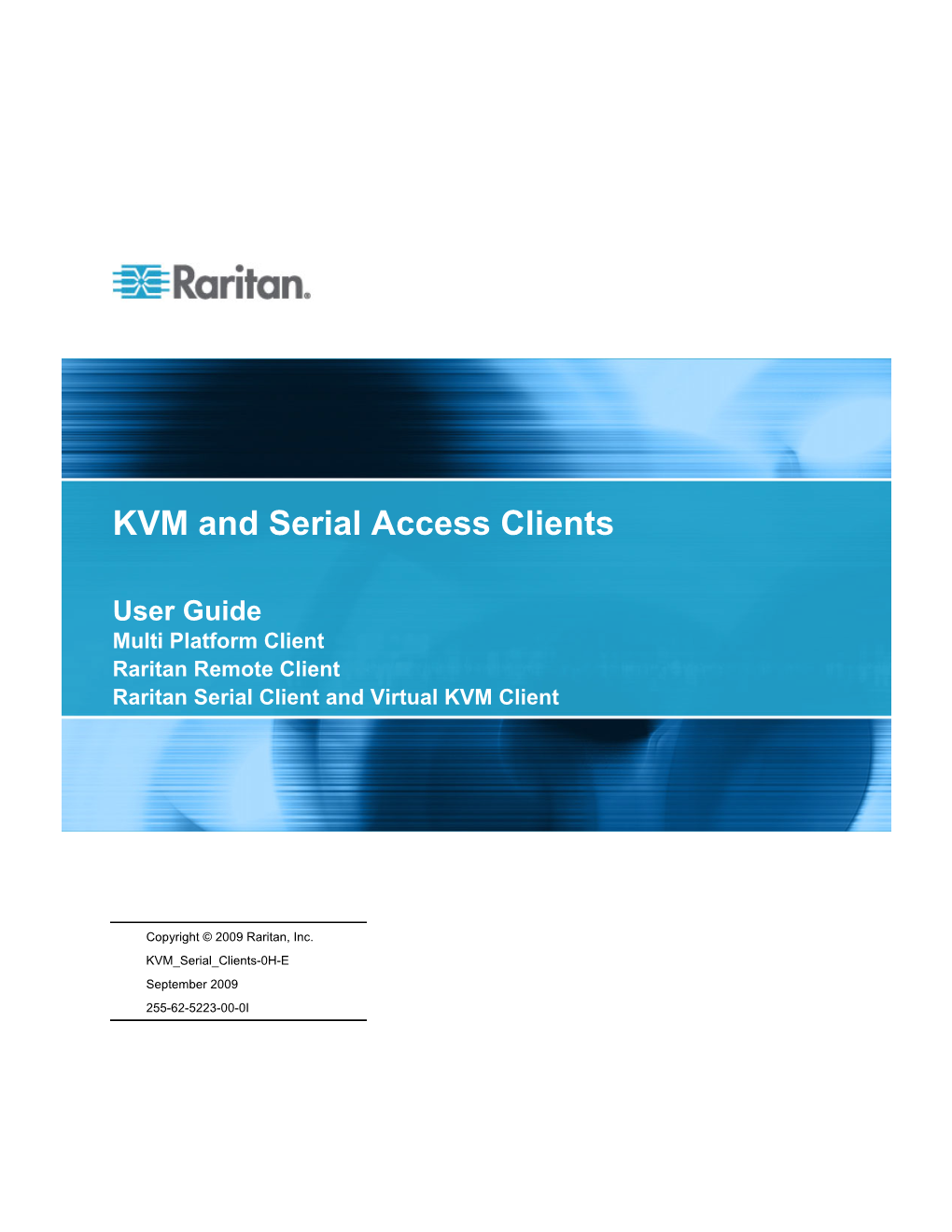 KVM and Serial Access Clients Guide