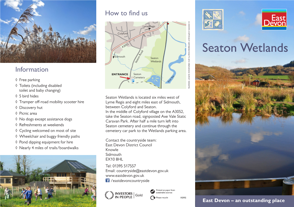 Seaton Wetlands Sidmouth Seaton