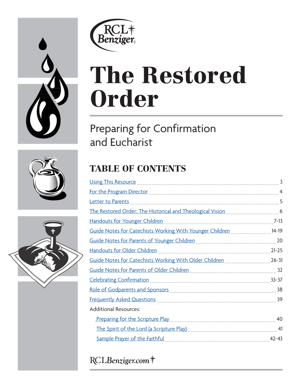 The Restored Order: Preparing for Confirmation and Eucharist