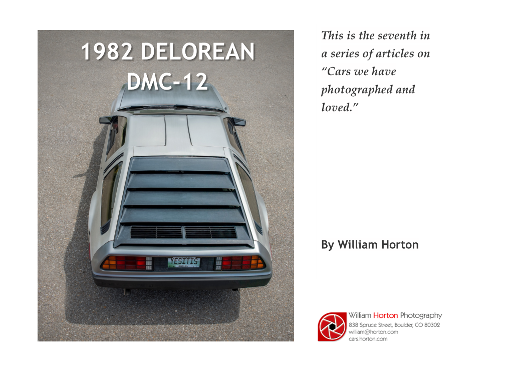 1982 Delorean DMC-12