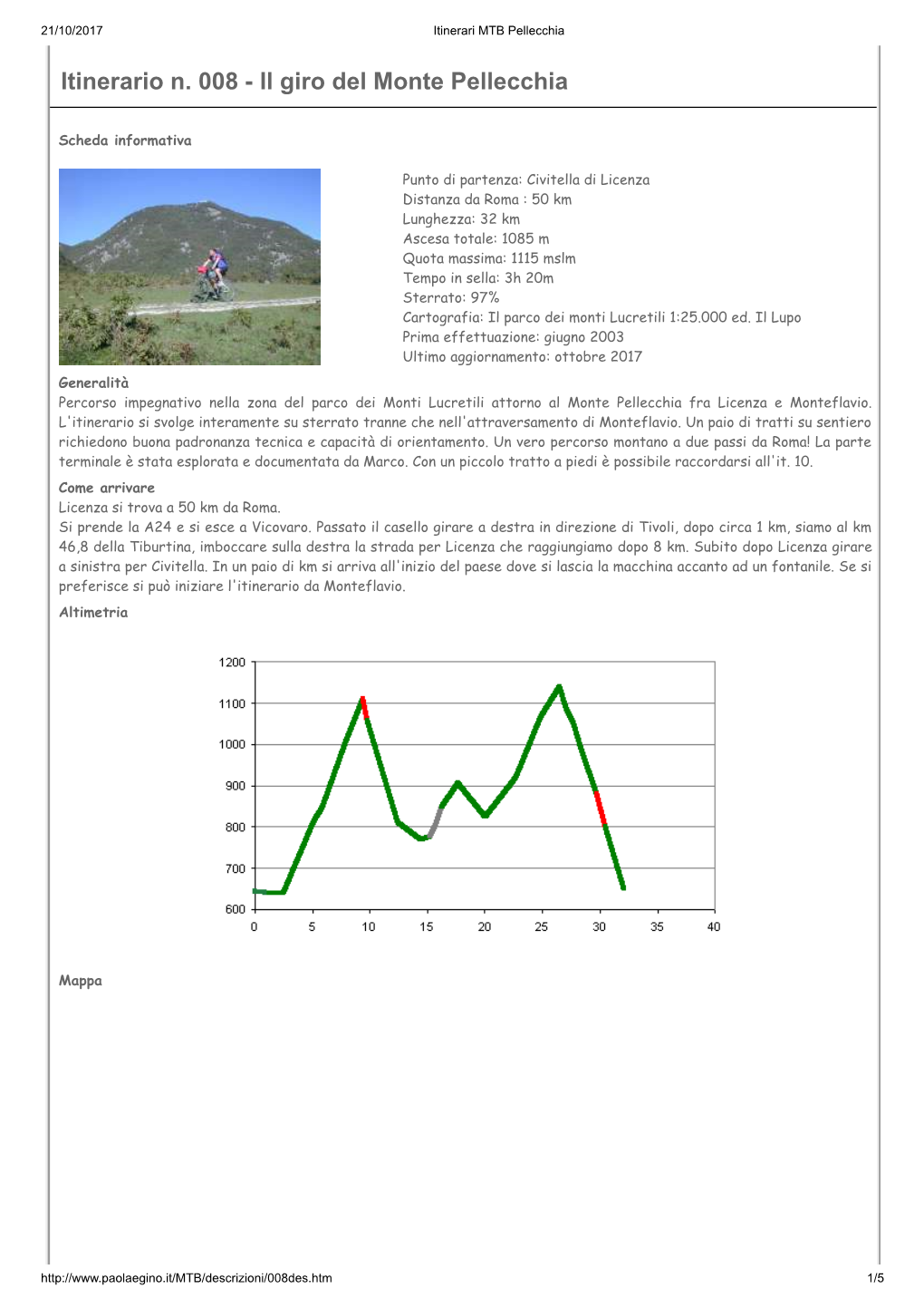 Itinerario N. 008 - Il Giro Del Monte Pellecchia