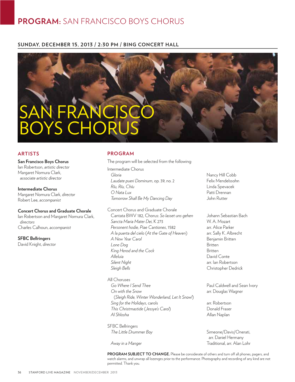 San Francisco Boys Chorus