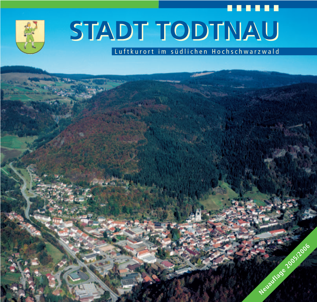 STADT TODTNAUTODTNAU Luftkurort Im Südlichen Hochschwarzwald