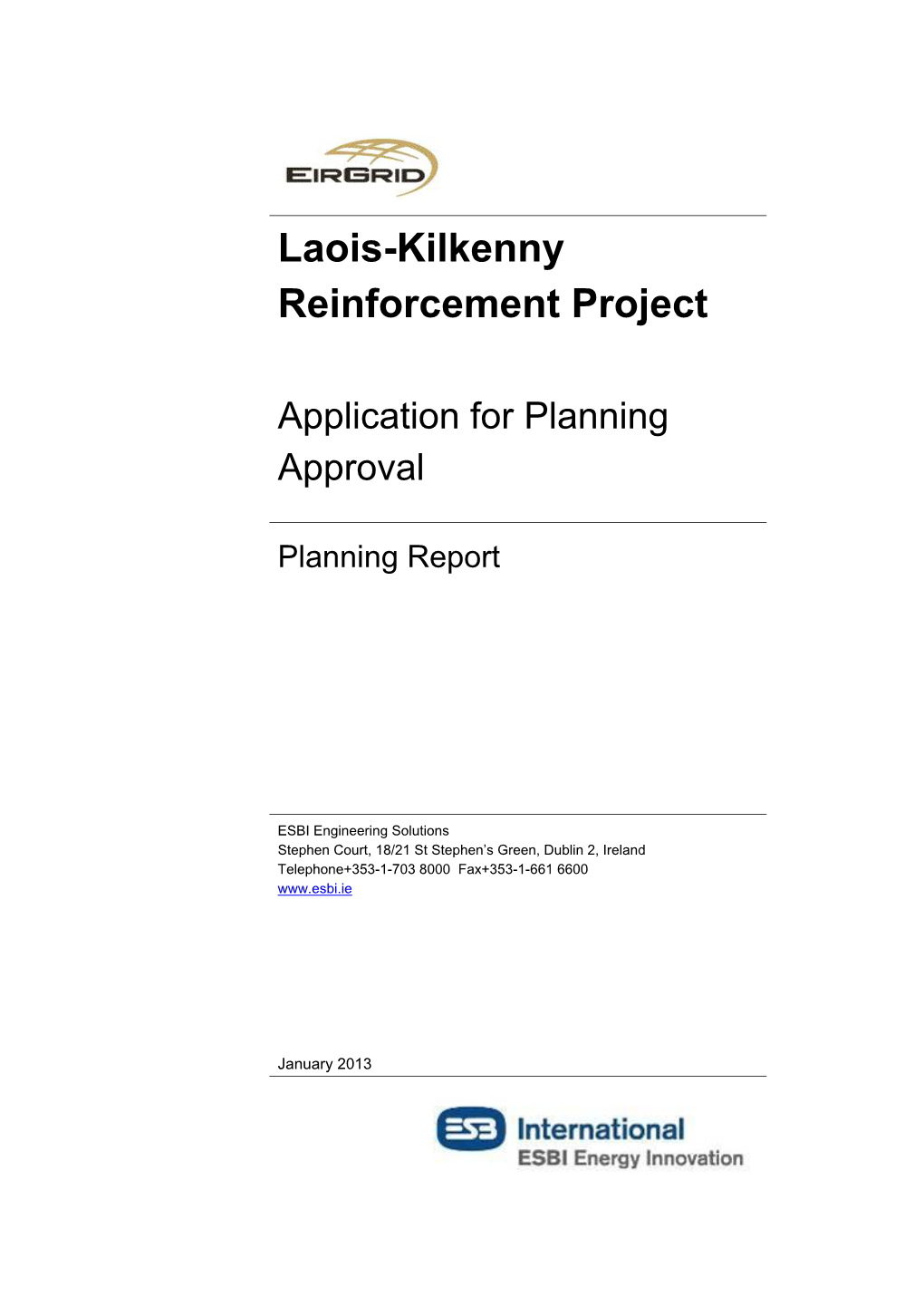 Laois-Kilkenny Reinforcement Project