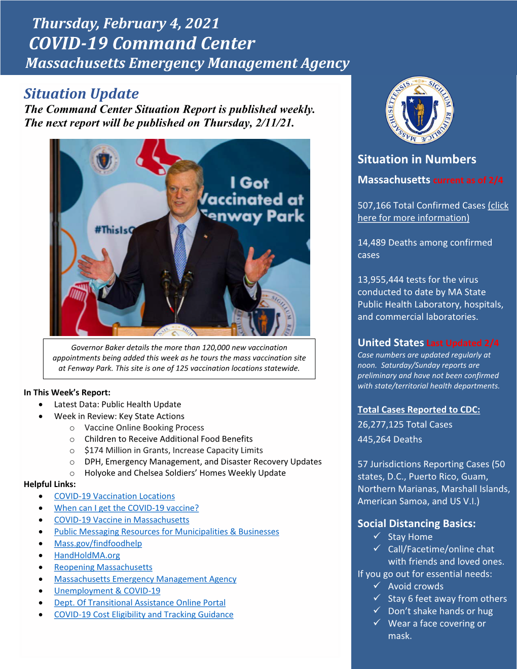 COVID-19 Command Center Will Continue to Work Closely with All Regions to Support Strategies to Improve Hospital Capacity Statewide