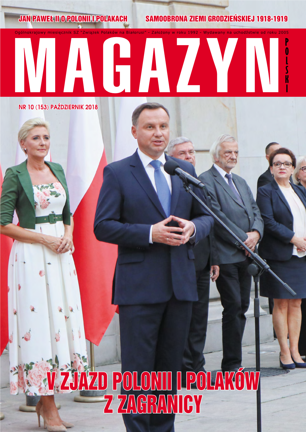 V Zjazd Polonii I Polaków Z Zagranicy Nr 10 (153) Październik 2018