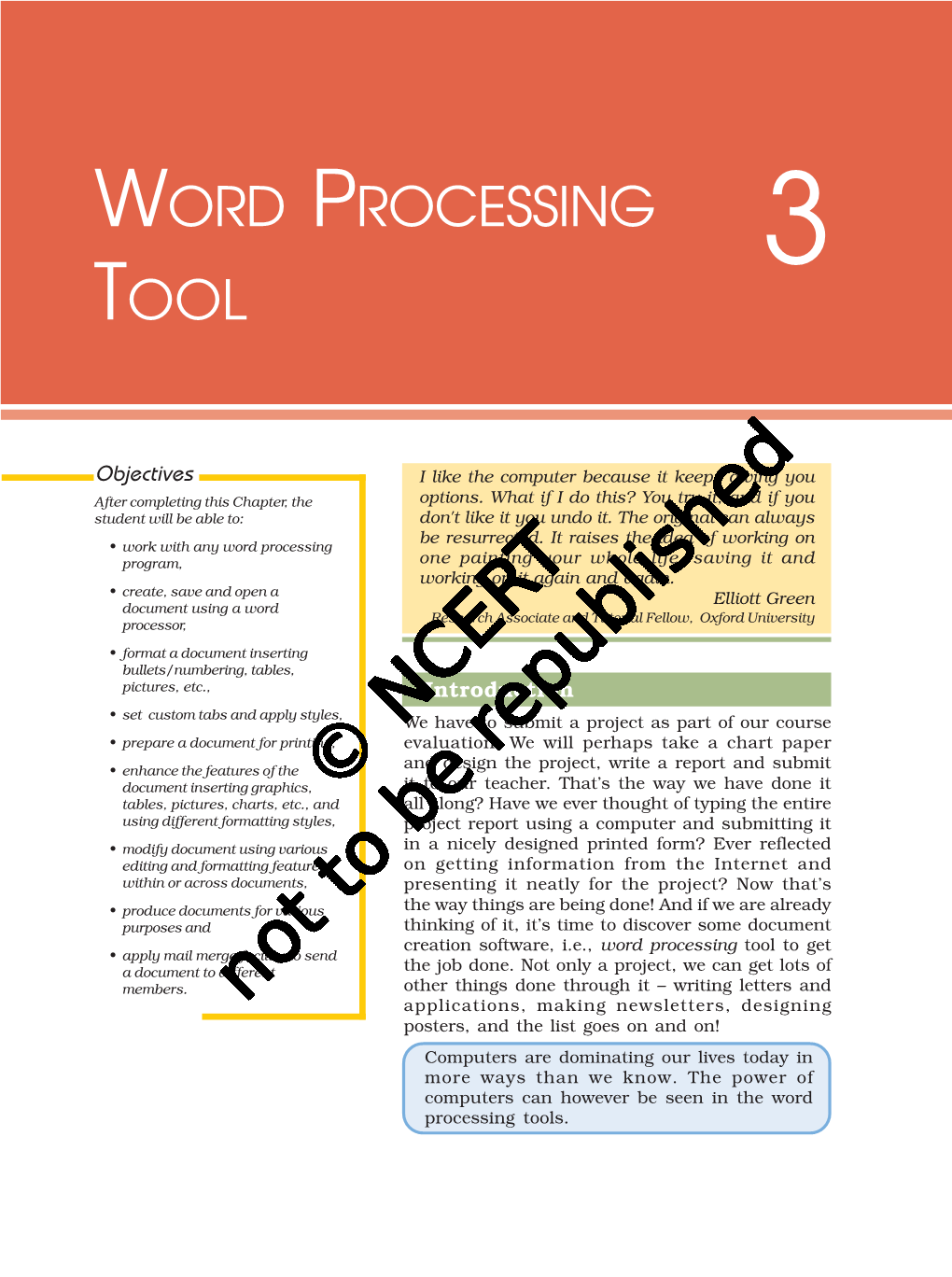 Word Processing Tool