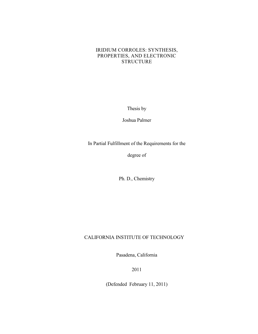 Iridium Corroles: Synthesis, Properties, and Electronic Structure