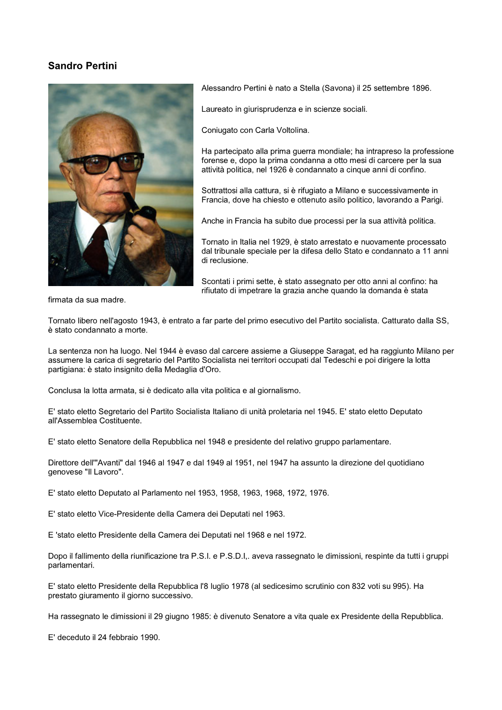 Sandro Pertini