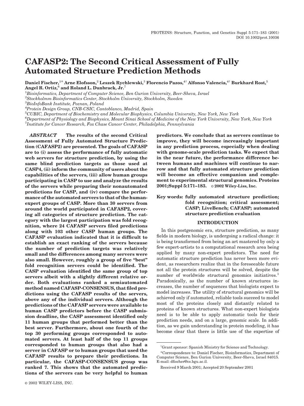 The Second Critical Assessment of Fully Automated Structure
