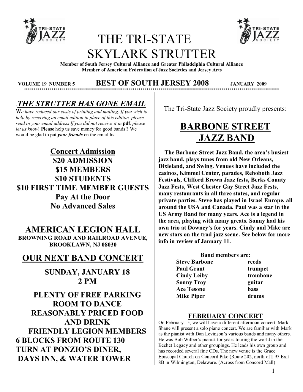 The Tri-State Skylark Strutter