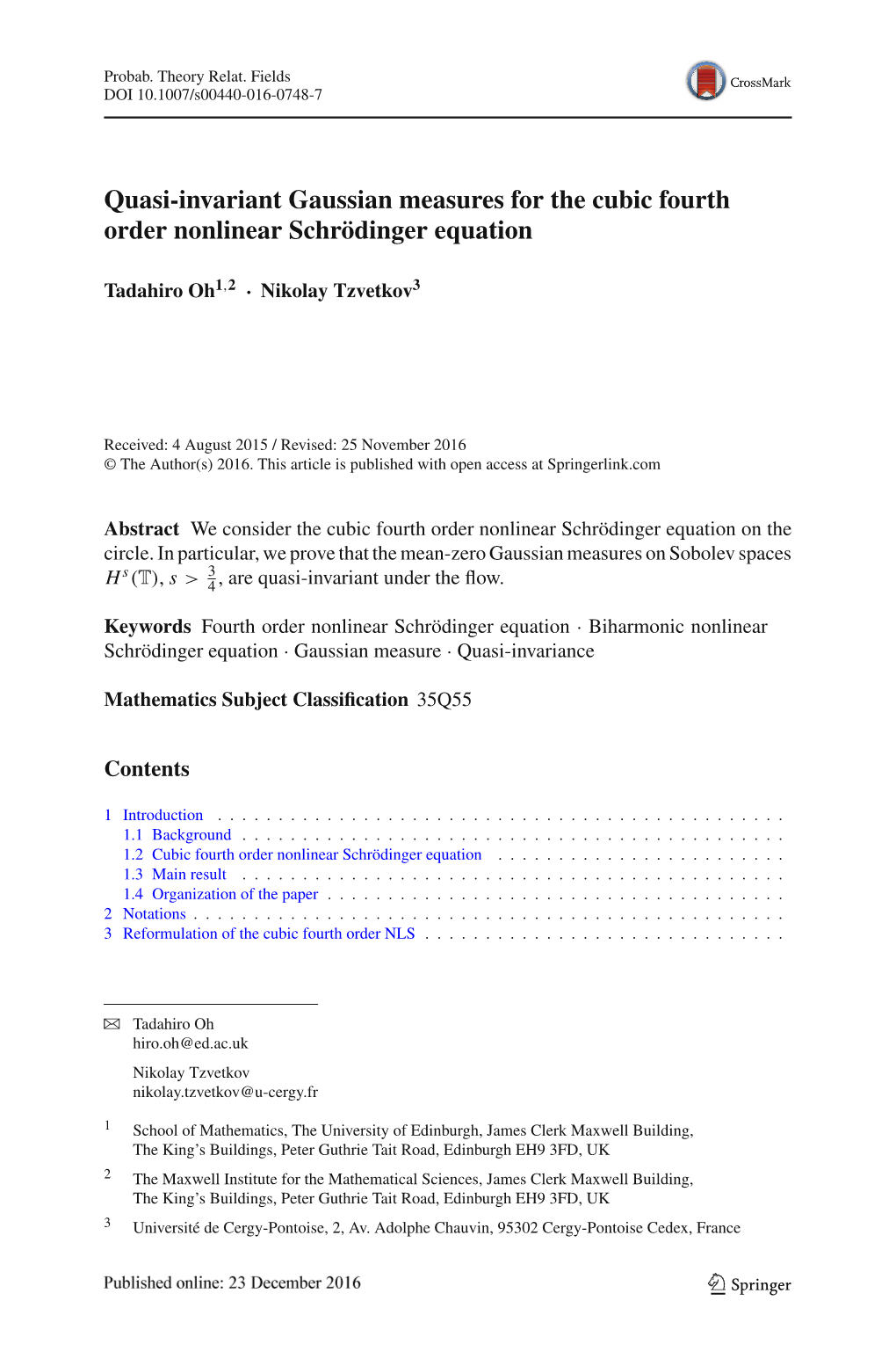 Quasi-Invariant Gaussian Measures for the Cubic Fourth Order Nonlinear Schrödinger Equation