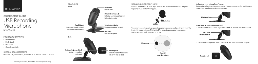 USB Recording Microphone