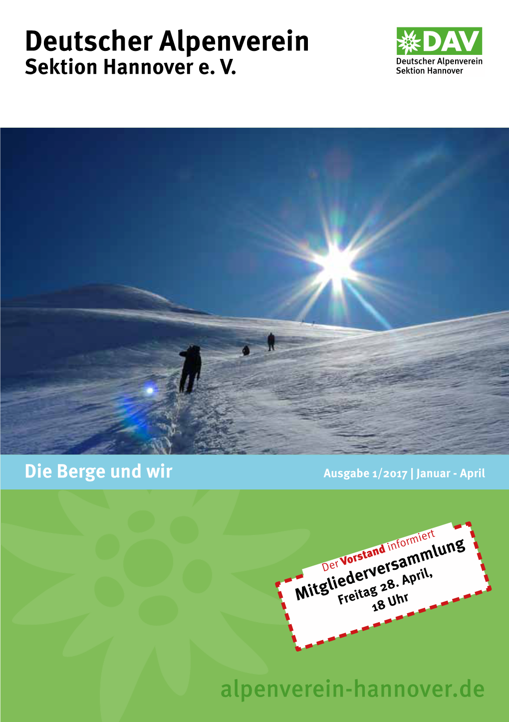 Die Berge Und Wir Heft 1/2017