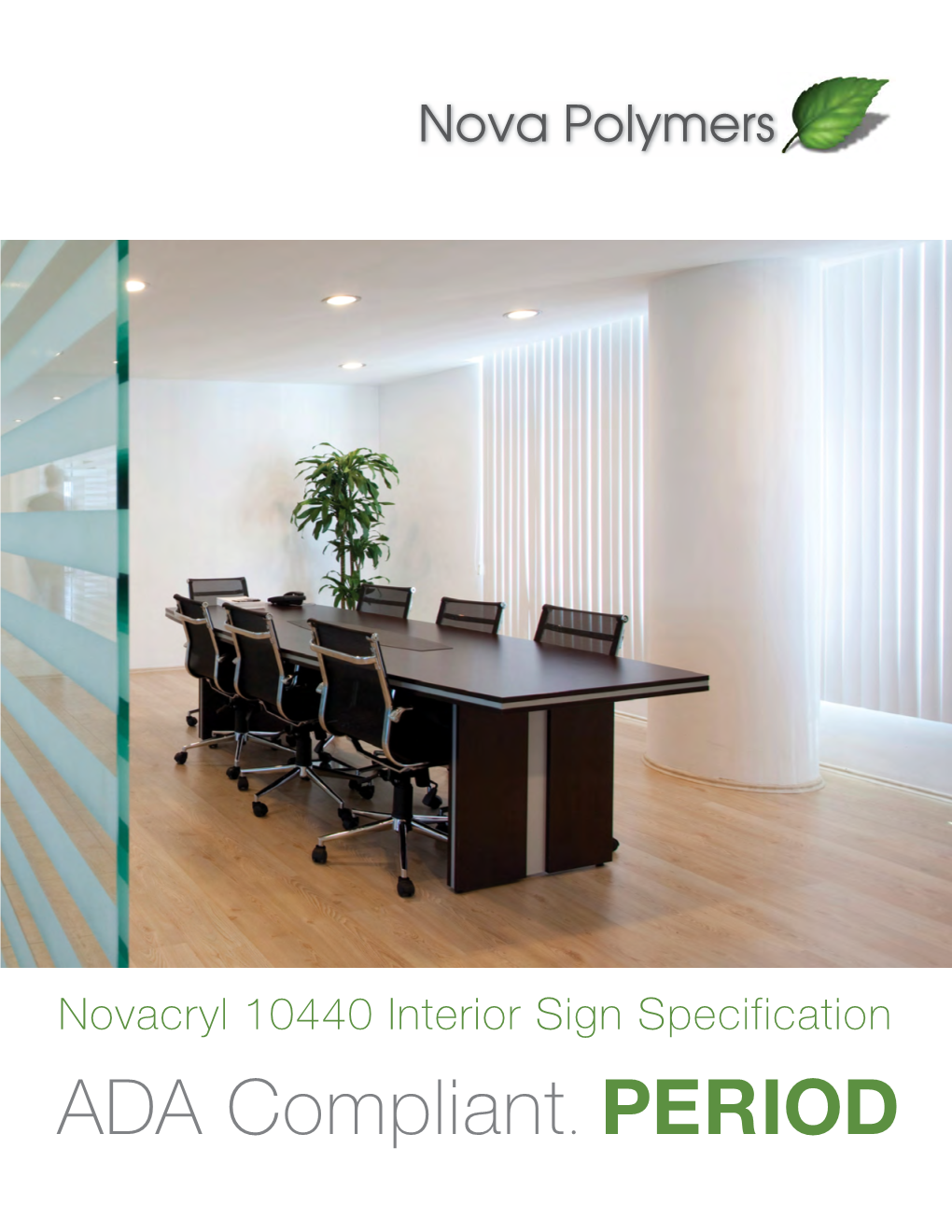 Novacryl 10440 Interior Sign Specification Nova Polymers