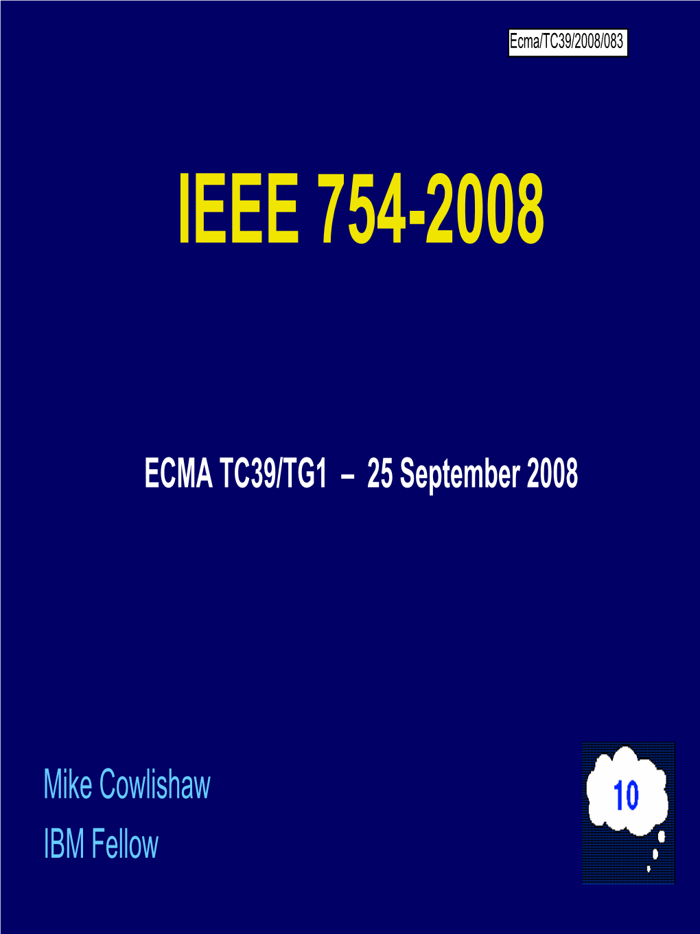 Decimal Layouts for IEEE 754 Strawman3