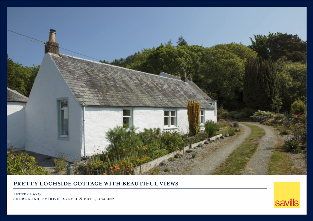 Pretty Lochside Cottage with Beautiful Views Letter Layo Shore Road, by Cove, Argyll & Bute, G84 0Nz