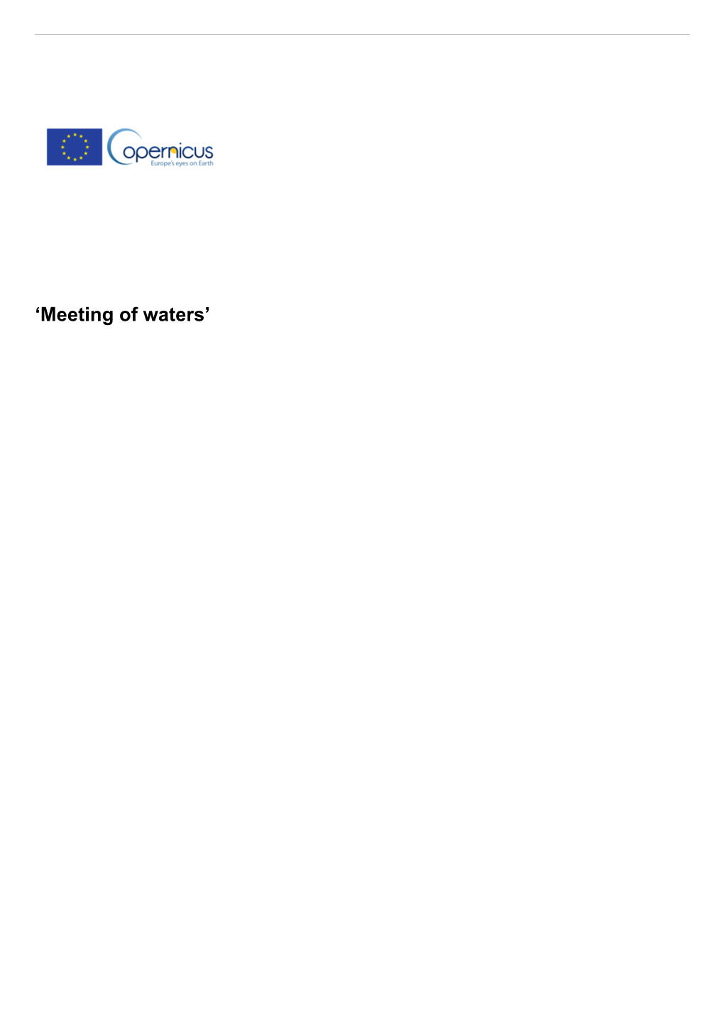 'Meeting of Waters'