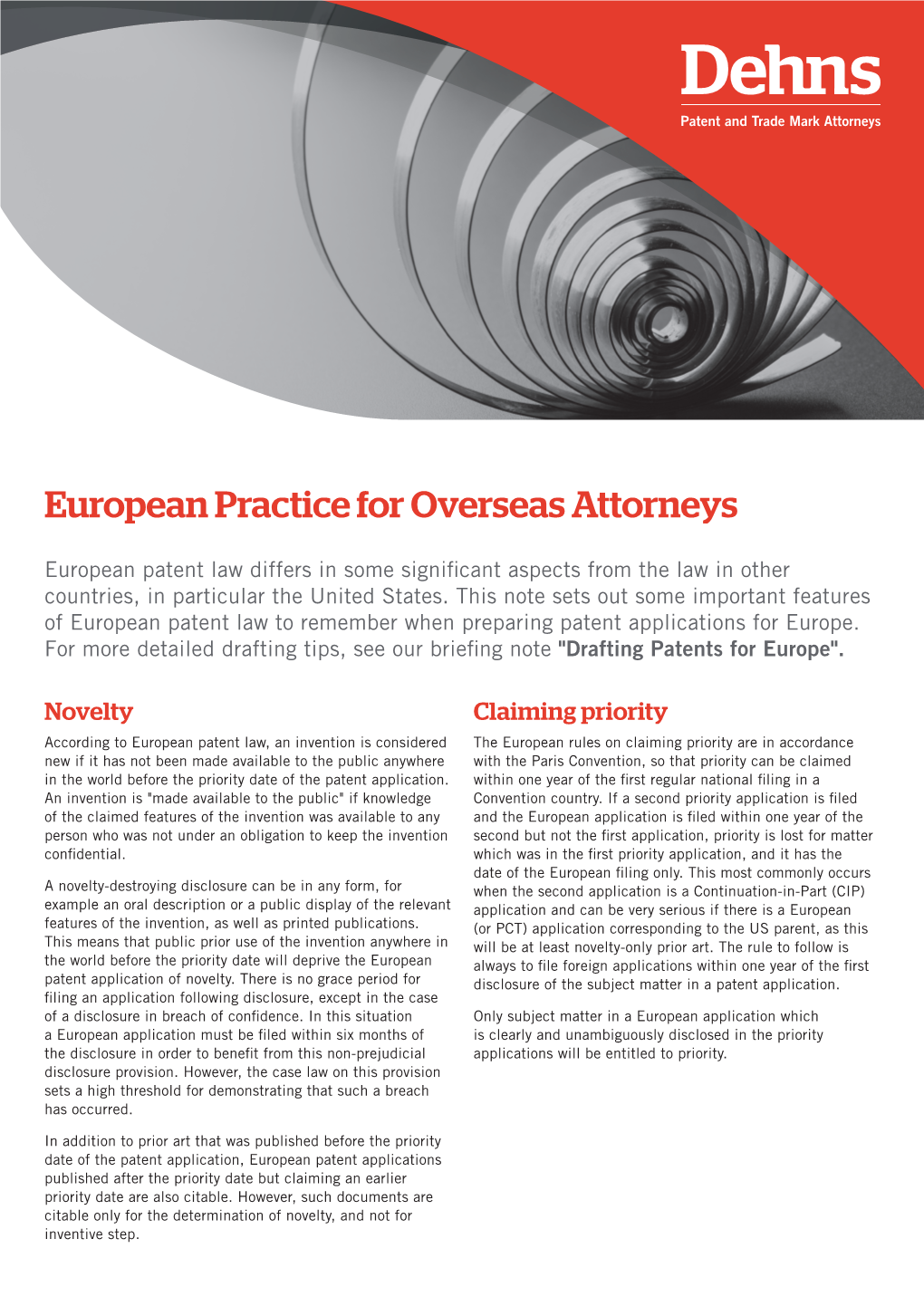 European Practice for Overseas Attorneys