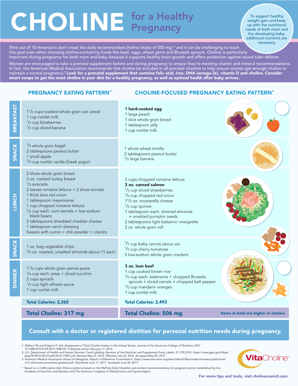 Choline for a Healthy Pregnancy