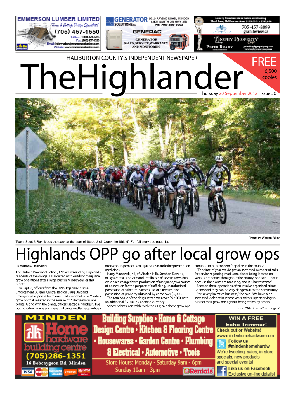 Highlands OPP Go After Local Grow
