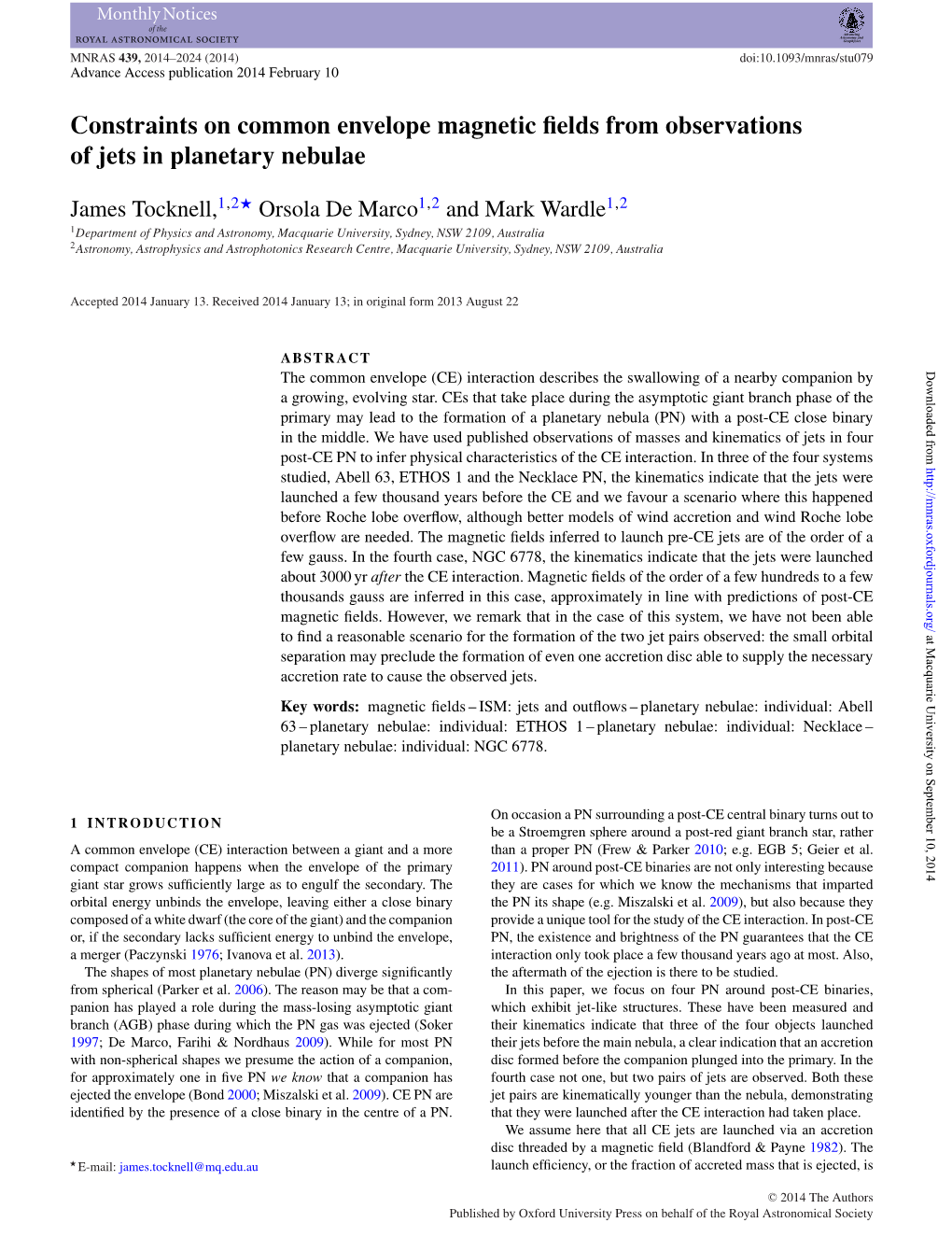 Constraints on Common Envelope Magnetic Fields from Observations Of