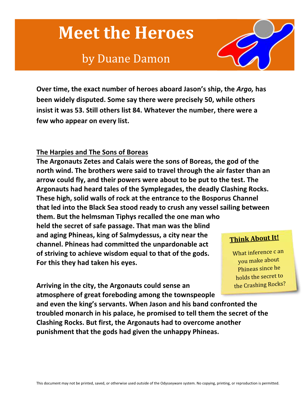 Meet the Heroes by Duane Damon