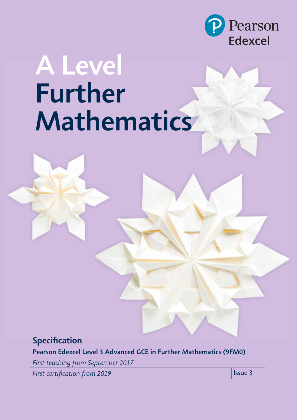 A Level Further Mathematics Specification