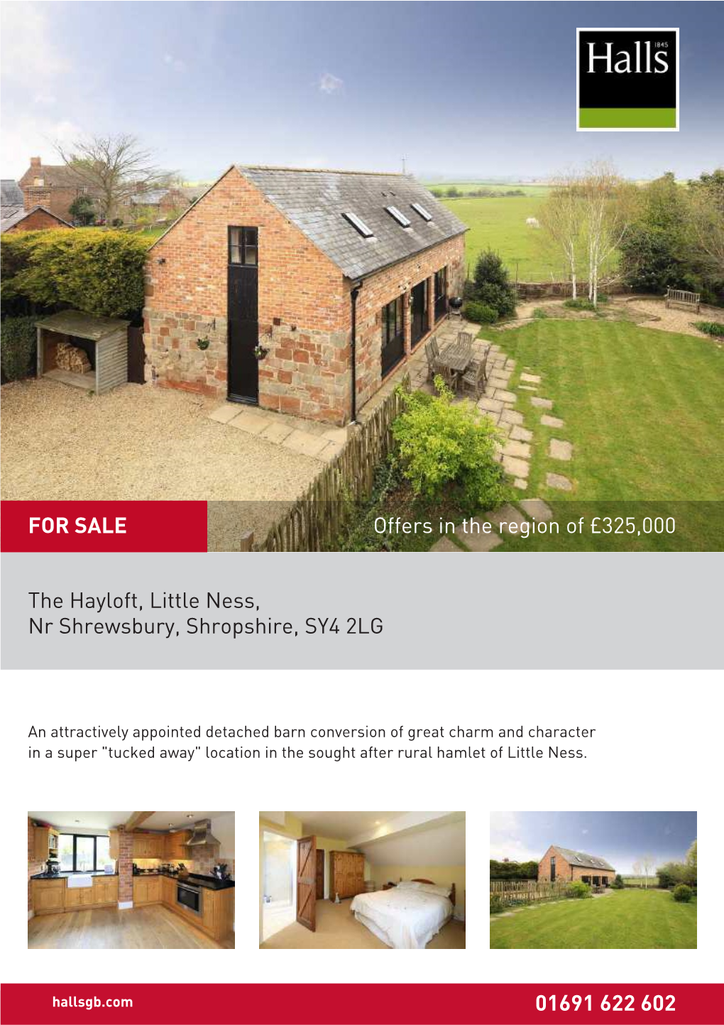 The Hayloft, Little Ness, Nr Shrewsbury, Shropshire, SY4 2LG