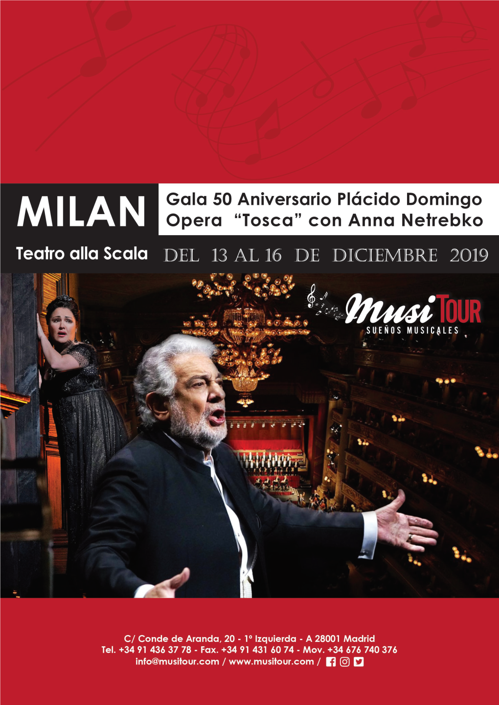 50 Aniversario Plácido Domingo Teatro Alla Scala Milan