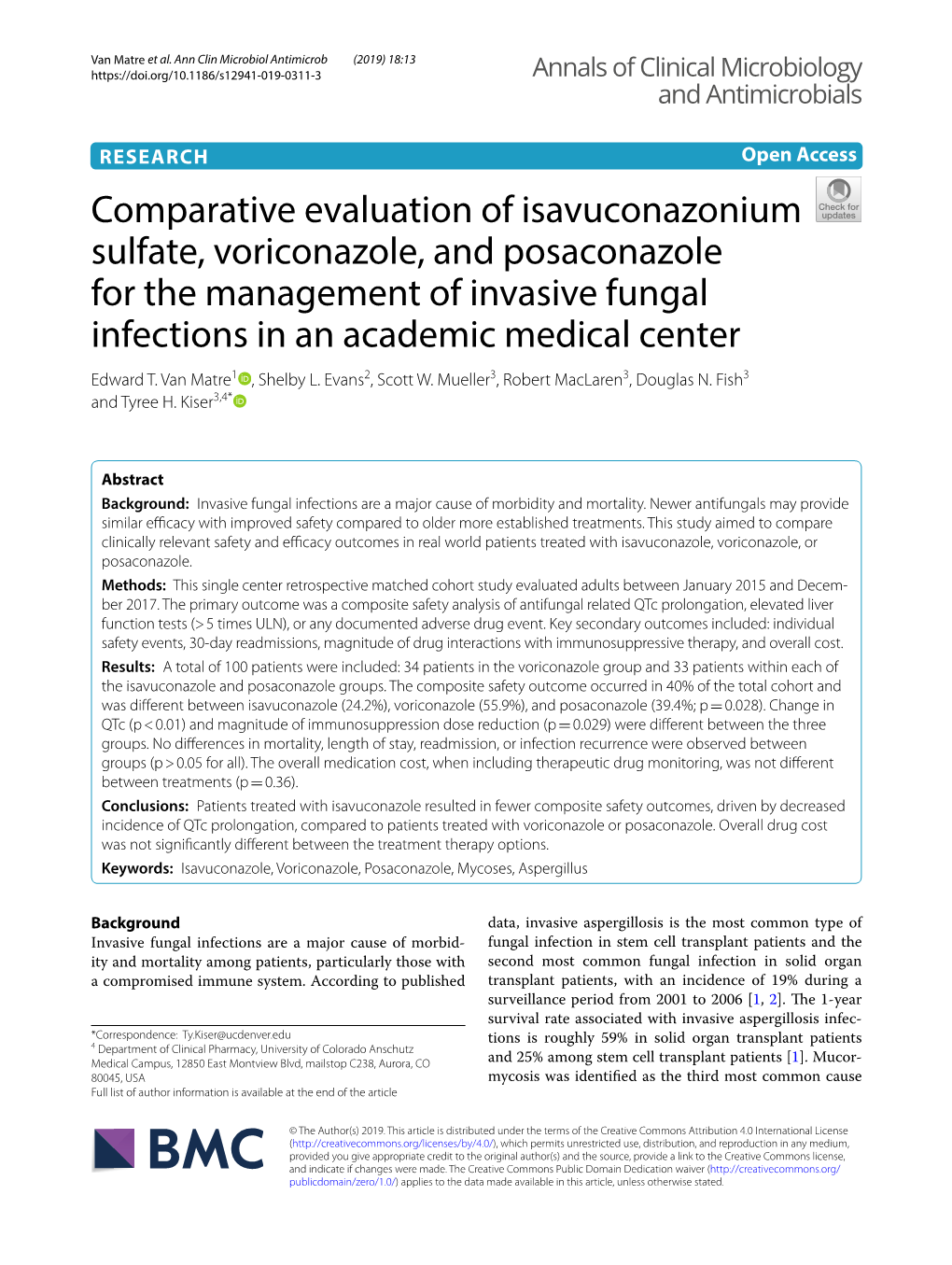 Comparative Evaluation of Isavuconazonium Sulfate