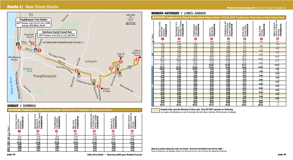 Dutchess County Public Transit Route L