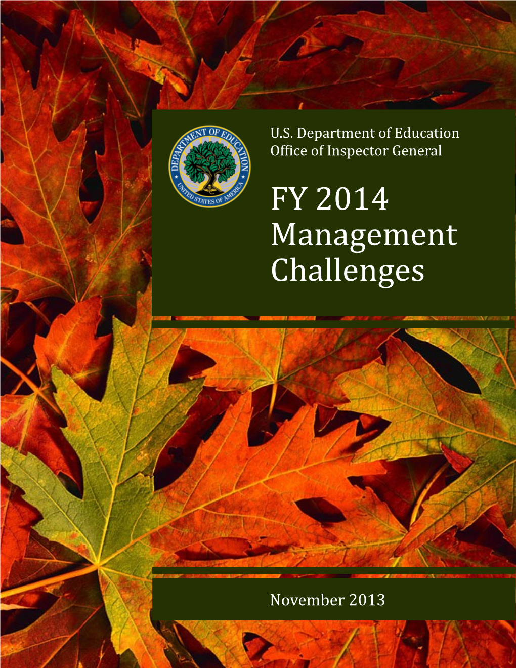 FY 2014 Management Challenges