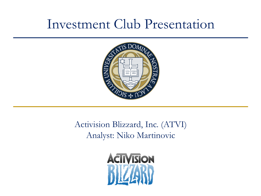 Activision Blizzard, Inc