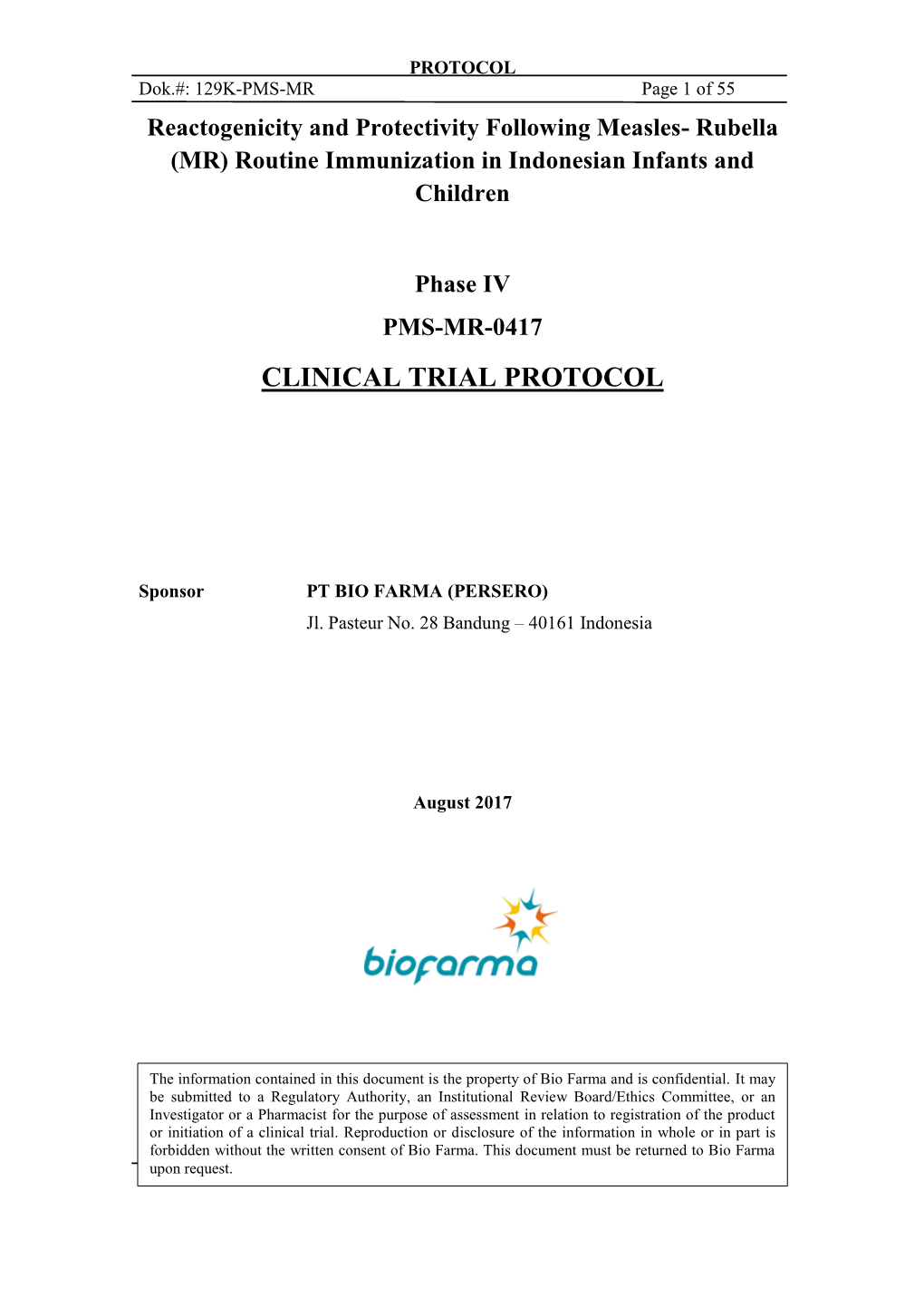 Clinical Trial Protocol