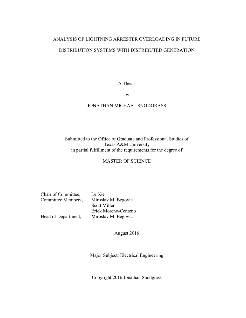 Analysis of Lightning Arrester Overloading in Future