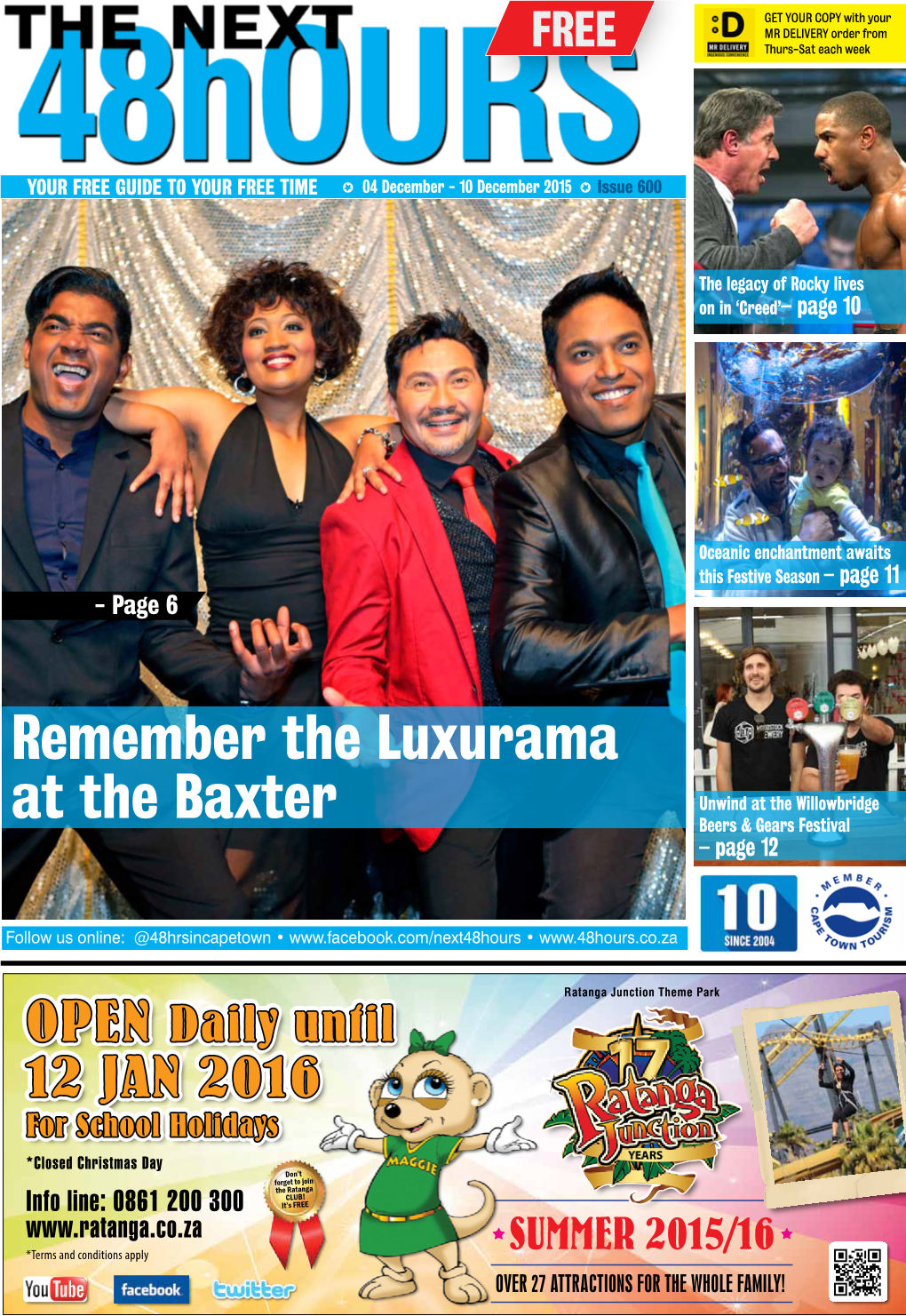 Remember the Luxurama at the Baxter 12 JAN 2016