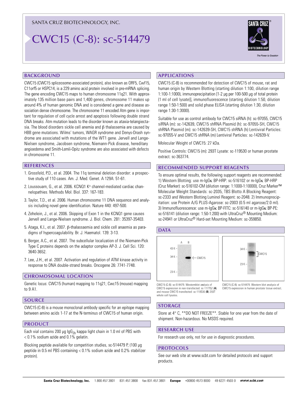 Datasheet Blank Template