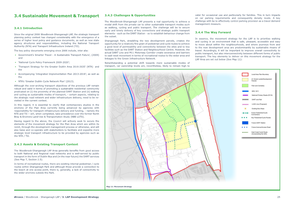 3.4 Sustainable Movement & Transport