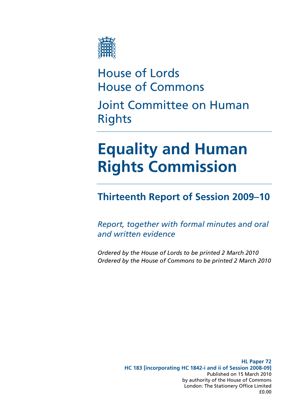 Equality and Human Rights Commission