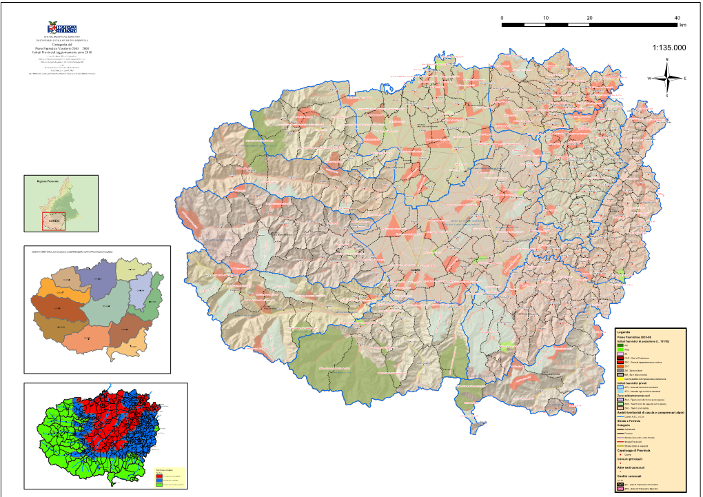 Cartografia Del Piano Faunistico Venatorio Provinciale