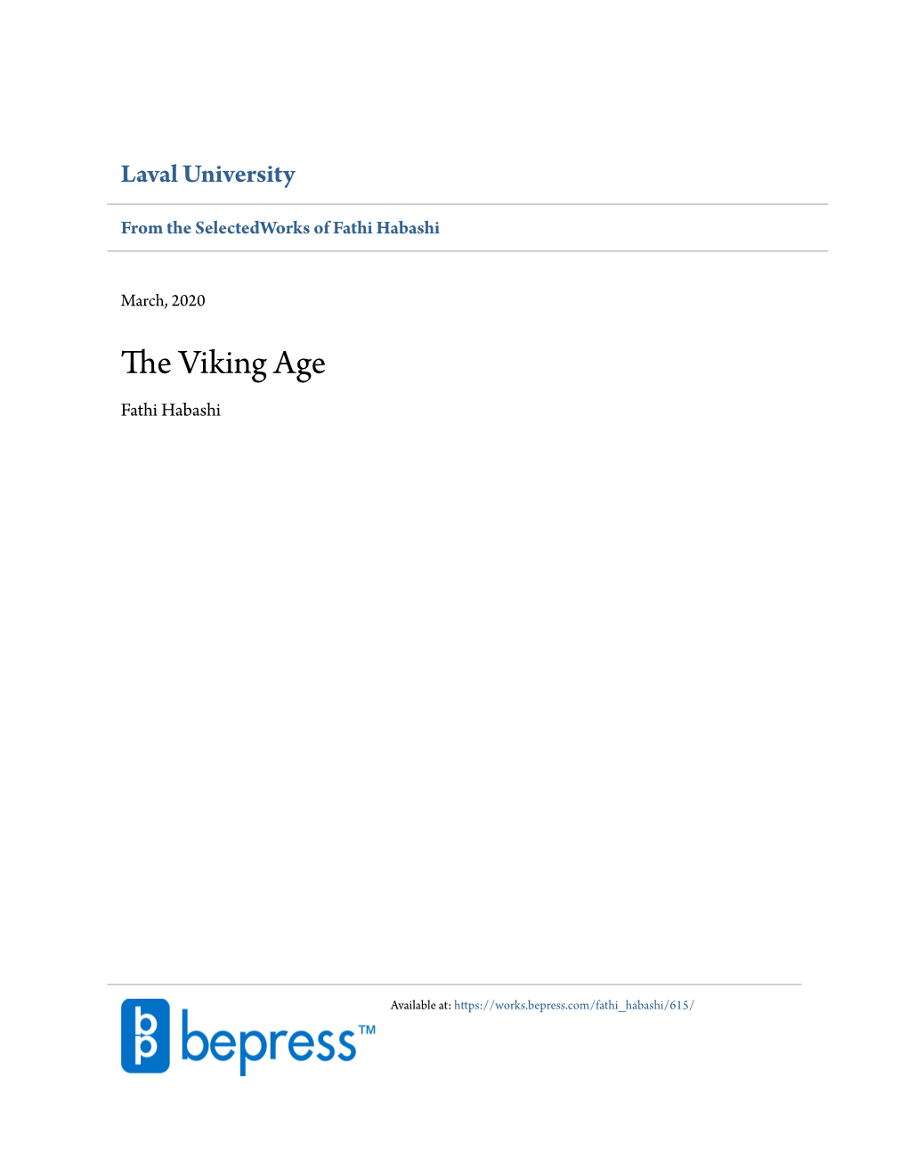 The Viking Age