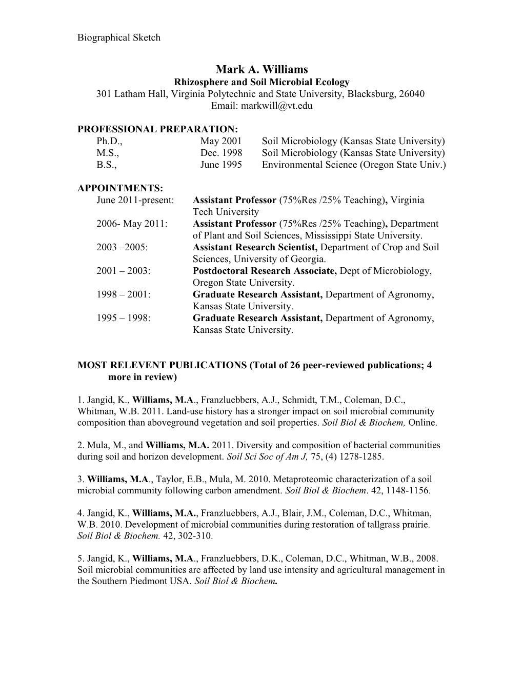 Rhizosphere and Soil Microbial Ecology