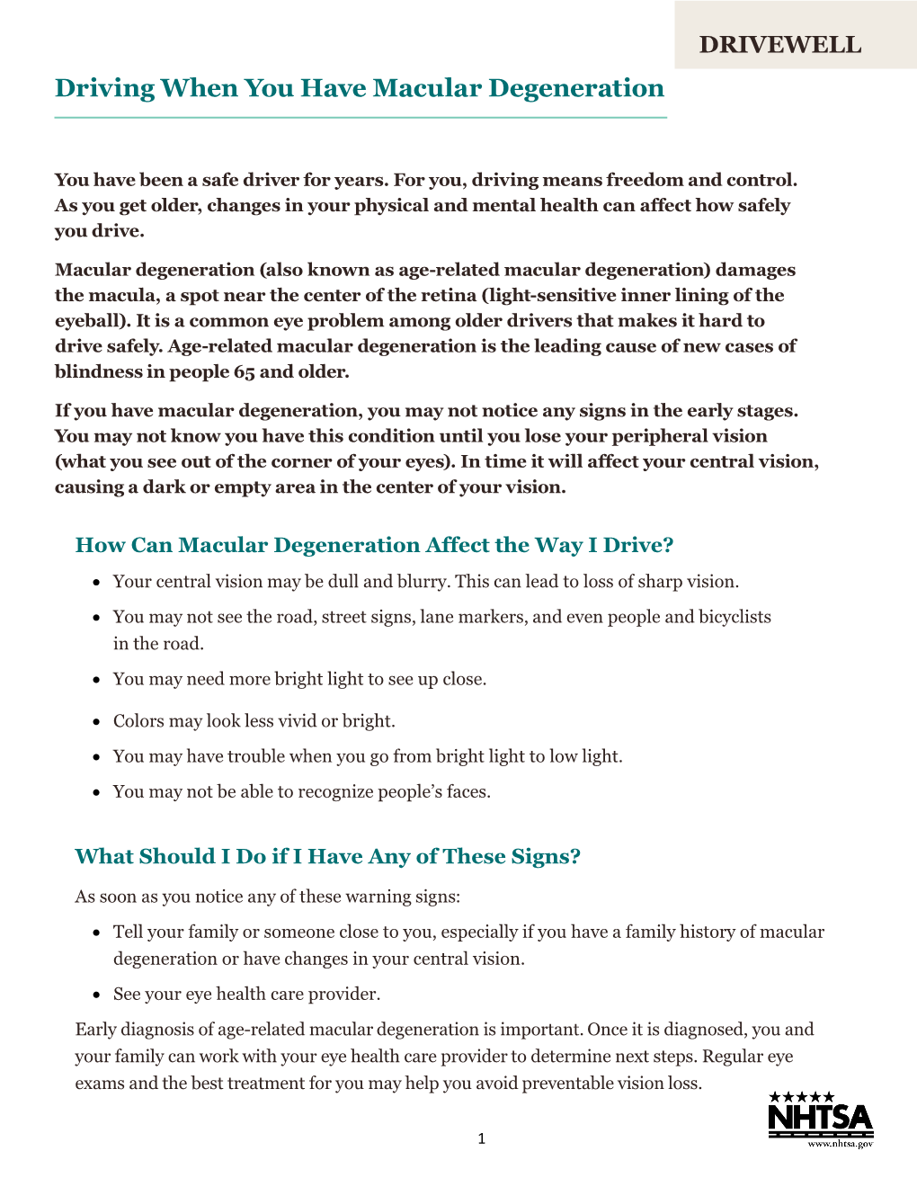 Macular Degeneration