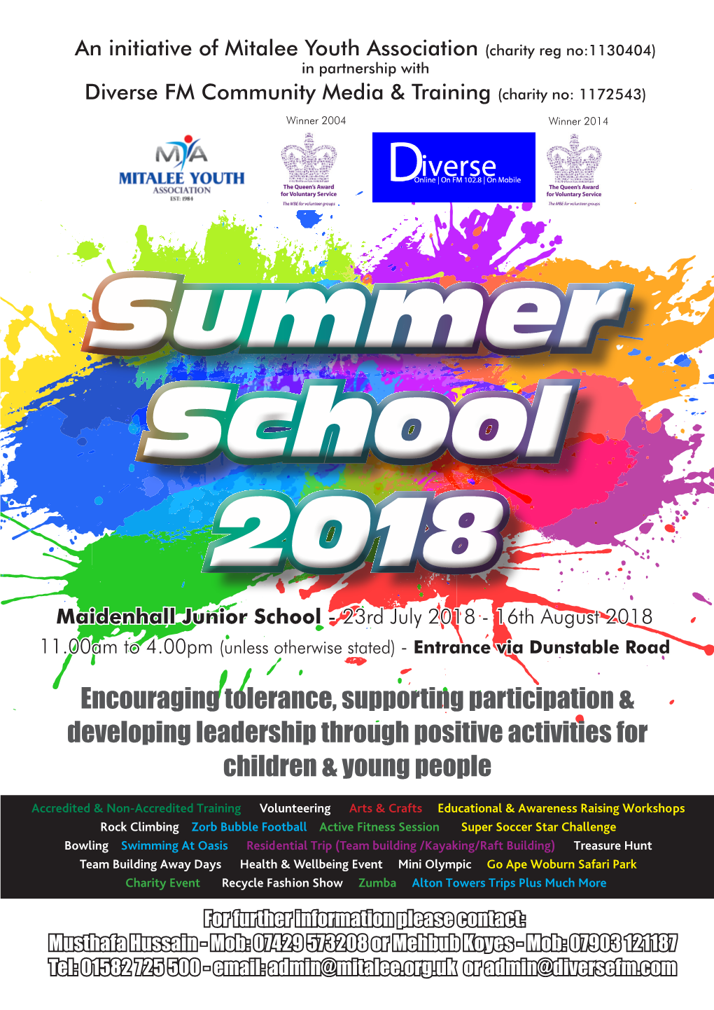 Summer School 2018 Summer School 2018