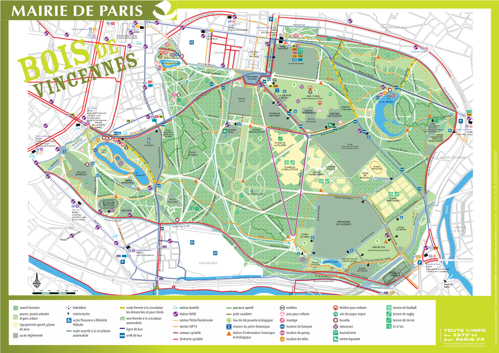 De Vincennes S Ain T-Mand É 16 Et 18, Avenue Aubert Sortie Sortie Bois De Vincennes B Érault Place Du Général Leclerc Fort Neuf a Sortie Venue R De L Av