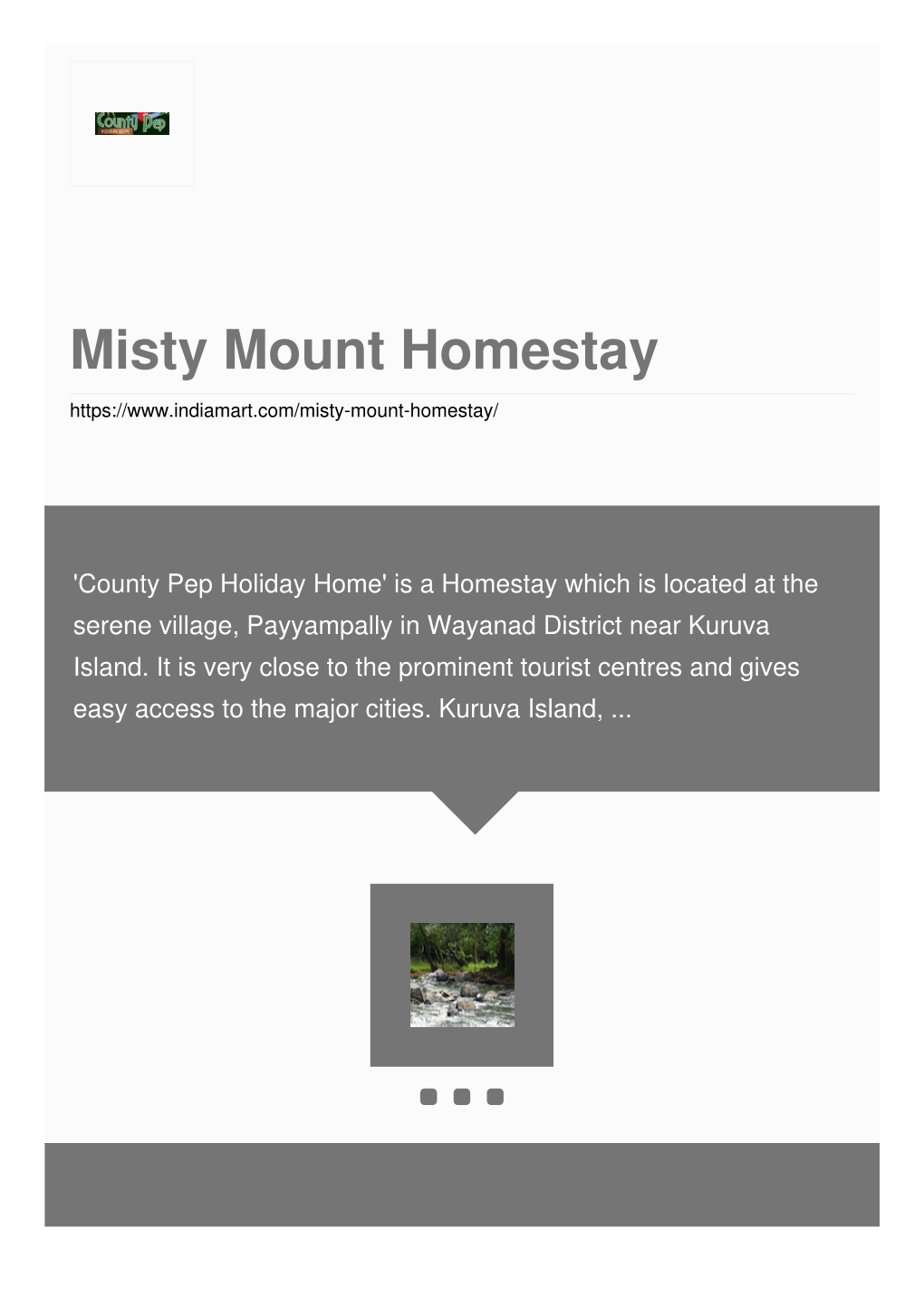 Misty Mount Homestay