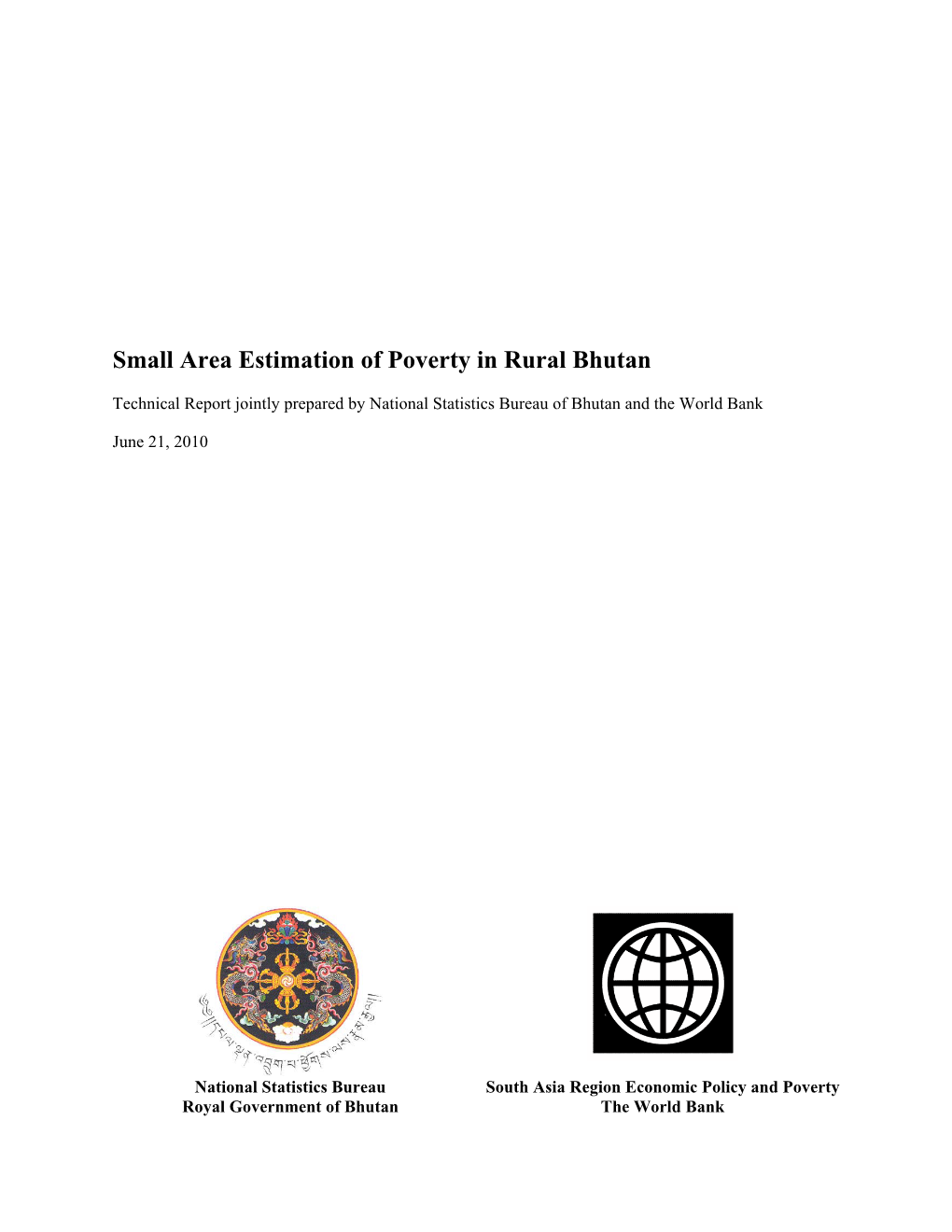 Small Area Estimation of Poverty in Rural Bhutan