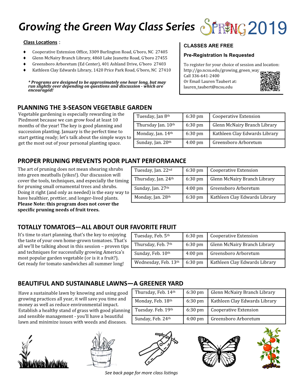 Growing the Green Way Class Series