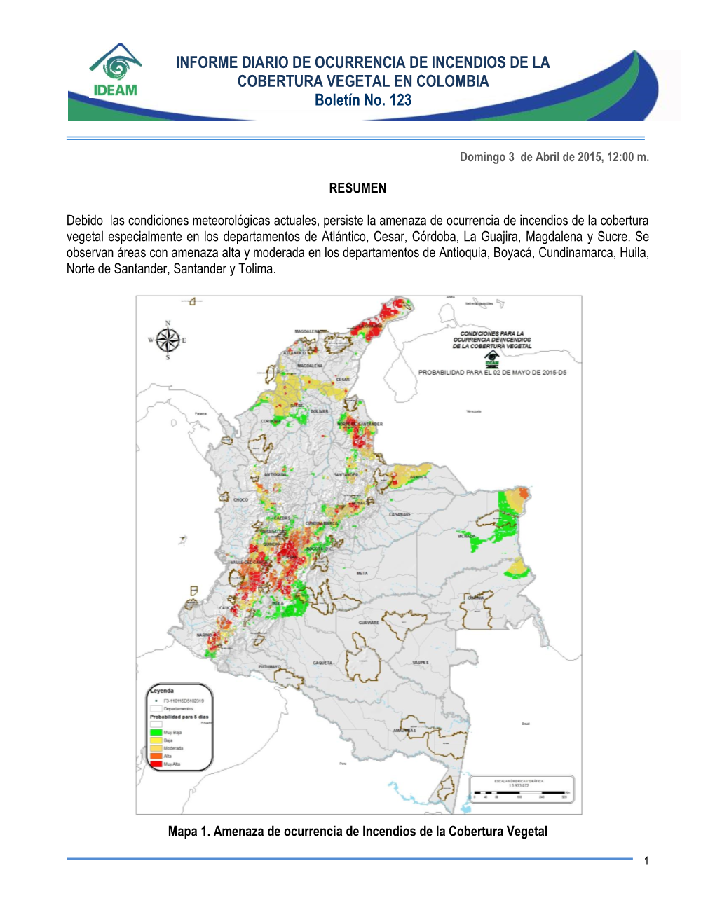 Servicio De Vigilancia Y Pronóstico De La Amenaza Por Deslizamientos